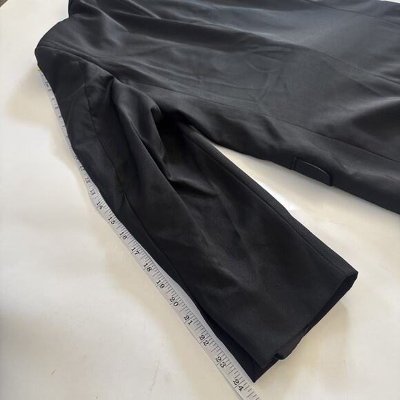 Jones New York 40R 34x29 Black 100% Wool Mens Jacket Pants Tux Tuxedo - Picture 9 of 16